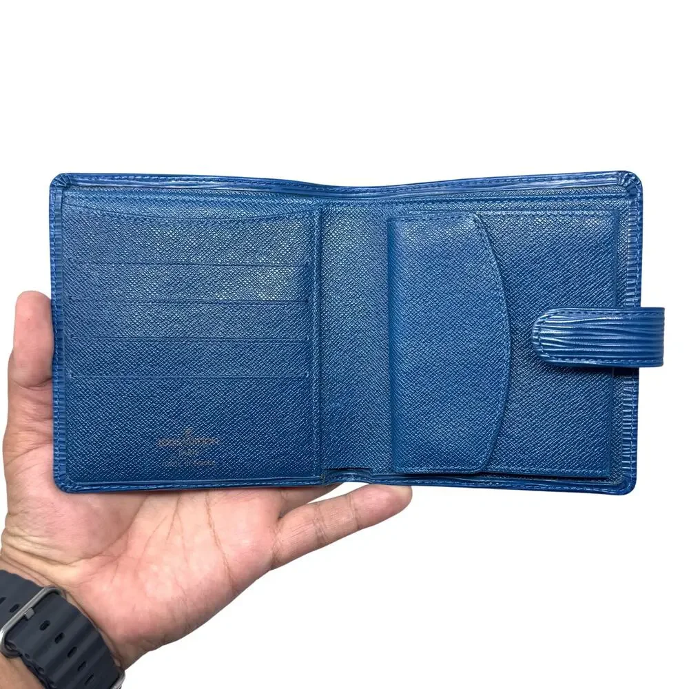 Louis Vuitton Blue Buckle Wallet